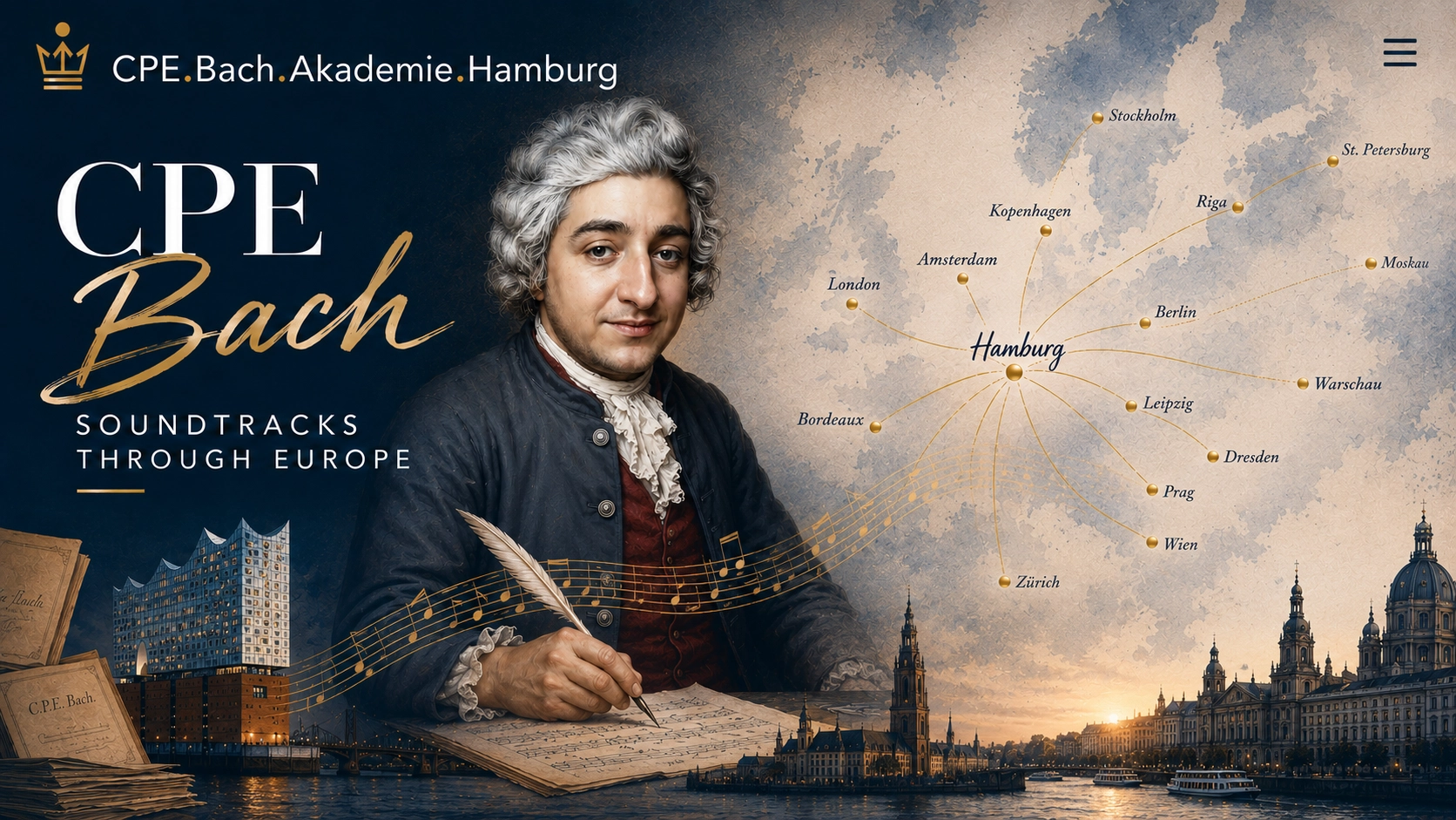 Bach Klangspuren Durch Europa Ki Generiert