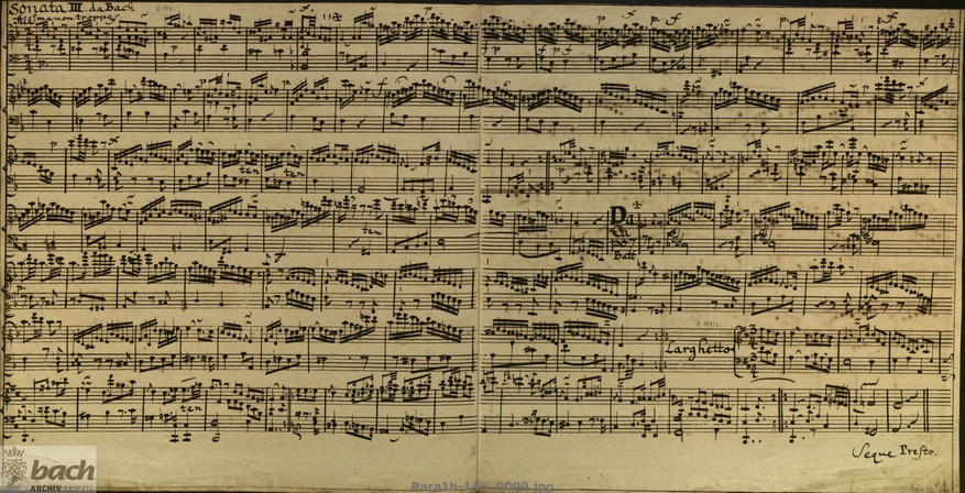 Cpeb Faksimile Sonate