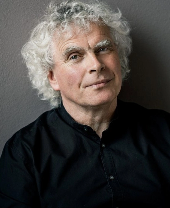 Sir Simon Rattle C Oliver Helbig 2.jpg  1420x695 Q85 Crop Subject Location 731,795 Subsampling 2 Upscale